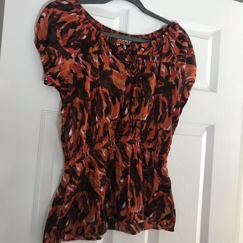 Short sleeve stretchy top